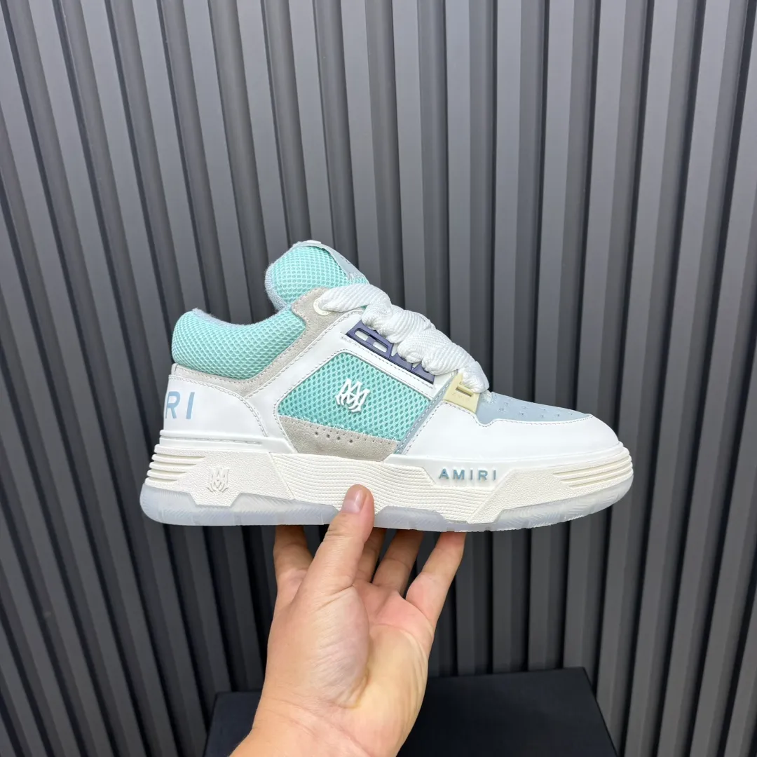 Men's shoes 💰660💰 AMIRI AMIRI trendy brand hot sale 🔥 Available all year round, couples 💑 Official website synchronization Imported fabrics 1⃣️ vs 1⃣️ replica, original factory special original sole, 35-45 (45. non-refundable)